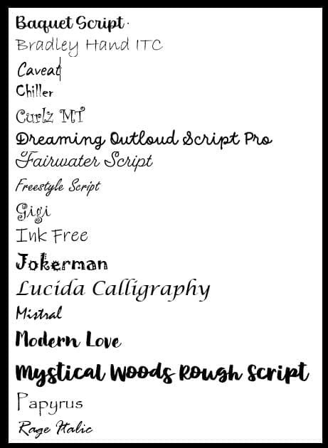 Fun Fonts #3