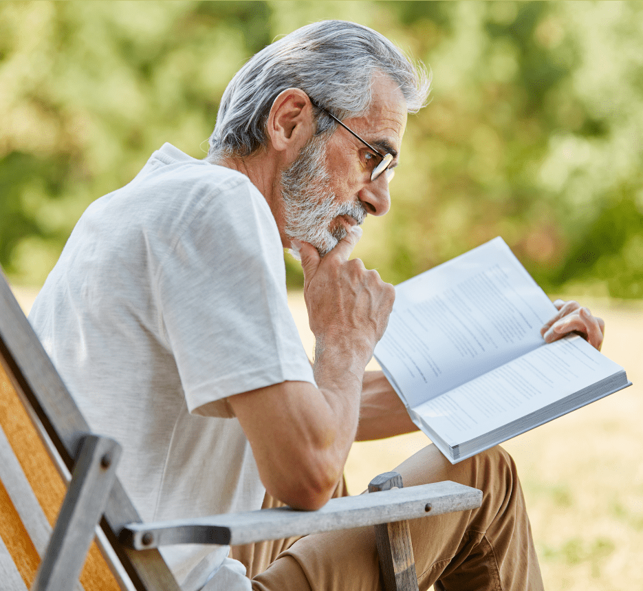 Man Reading