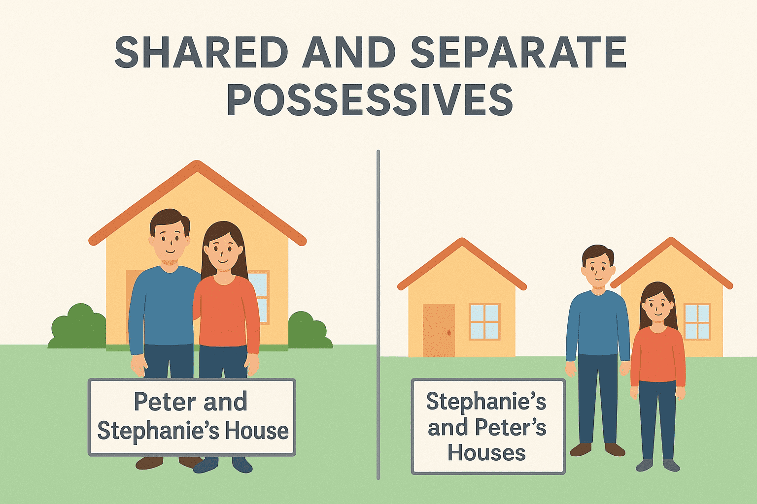 Houses Example Possessives
